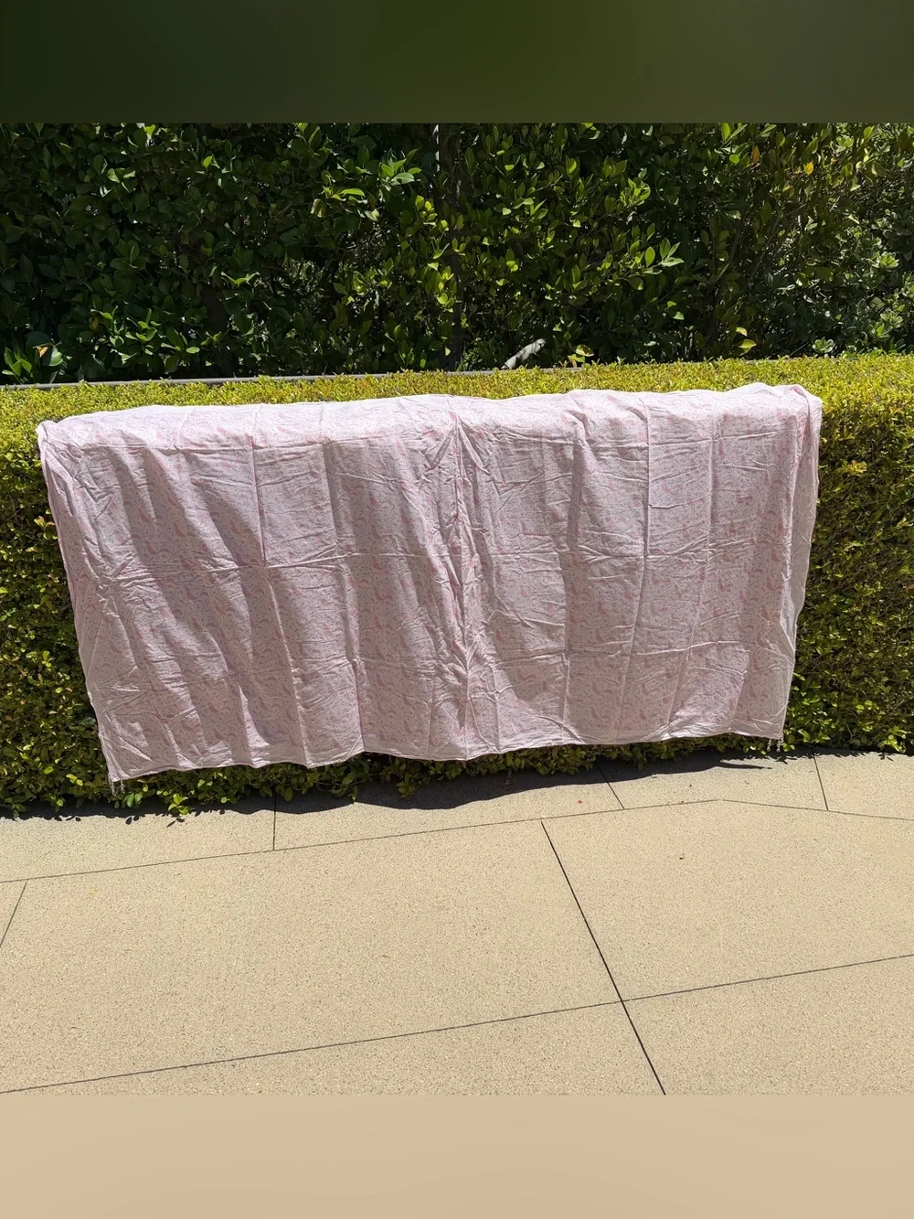 Vintage Calypso St. Barth Pareo Wrap Sarong in Pink - Pristine!